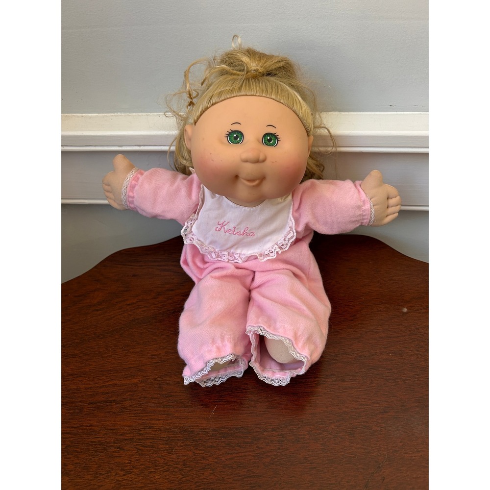 Cabbage Patch Kids 2015 WCT-07K Blonde Green Eyes Pink Keisha Outfit Doll